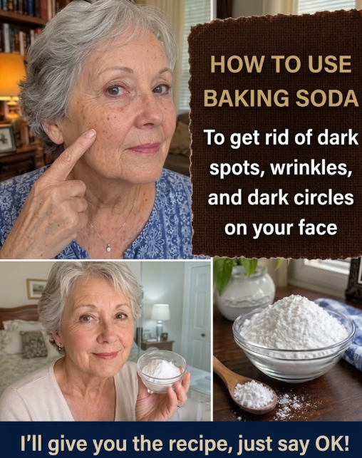 How to use baking soda to get rid of dark spots, wrinkles, and dark circles on your face