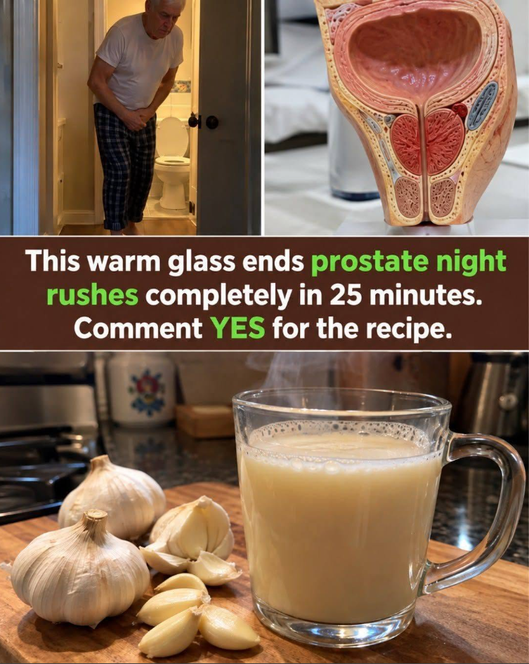 This warm glass ends prostate night rushes: Natural wellness for restful sleep